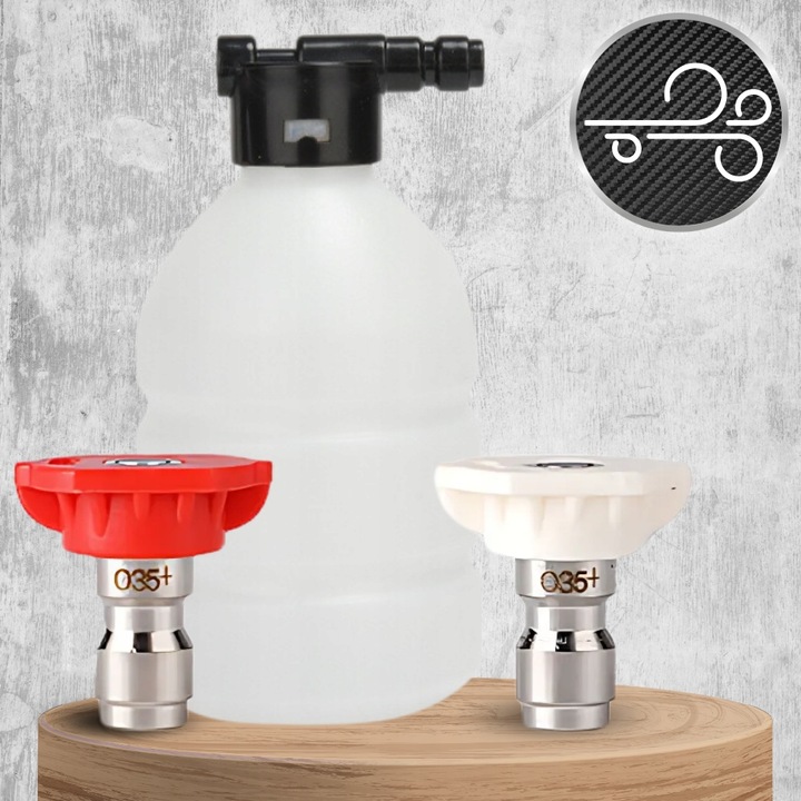 AKUMULATOROWA MYJKA CIŚNIENIOWA DO OGRODU, OKIEN I KOSTKI, ZESTAW