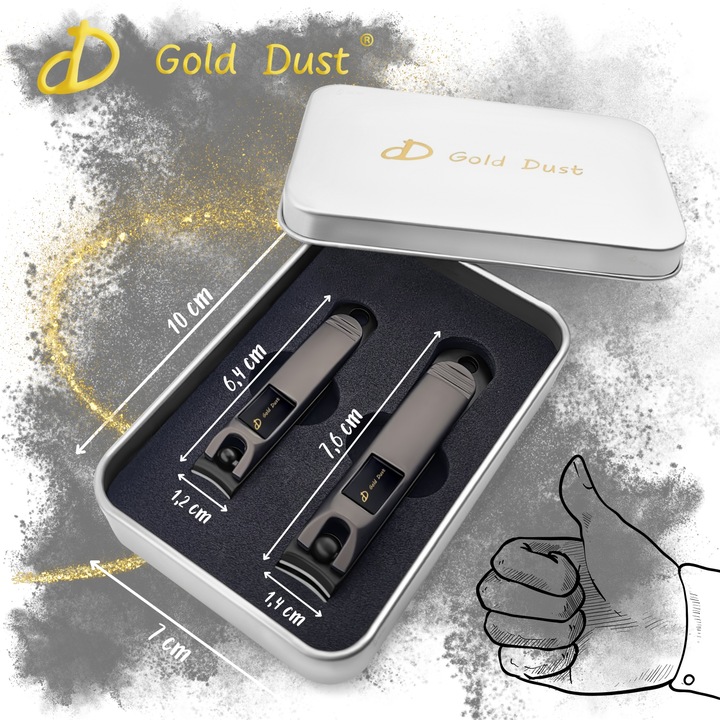 OBCINACZ DO PAZNOKCI GRUBYCH DUŻY ZESTAW CĄŻKI OBCINACZKI SKÓREK 2szt STAL