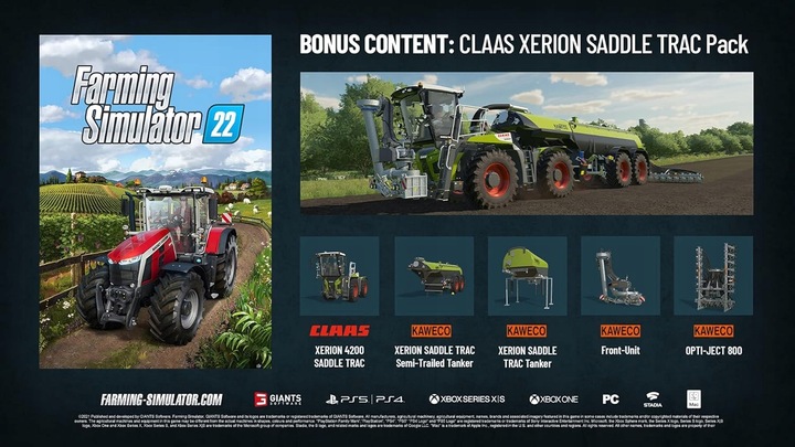 FARMING SIMULATOR 22 Symulator farmy 2022 - PL - PS4 / PS5 - Płyta Blu-ray