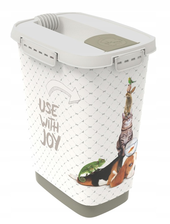 POJEMNIK NA KARMĘ Z DOZOWNIKIEM 10 L 8kg Rotho