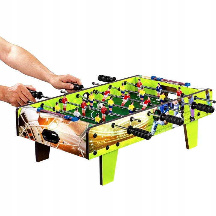 KOLOROWA MINI GRA PIŁKARZYKI STÓŁ PIŁKARSKI