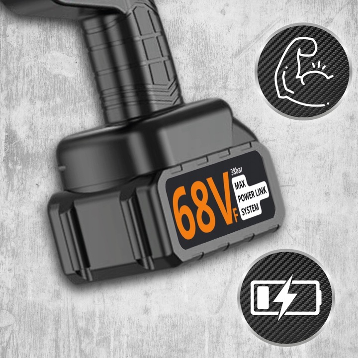 AKUMULATOROWA MYJKA CIŚNIENIOWA DO OGRODU, OKIEN I KOSTKI, ZESTAW