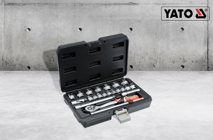 ZESTAW KLUCZY NASADOWYCH KLUCZE NASADOWE YATO