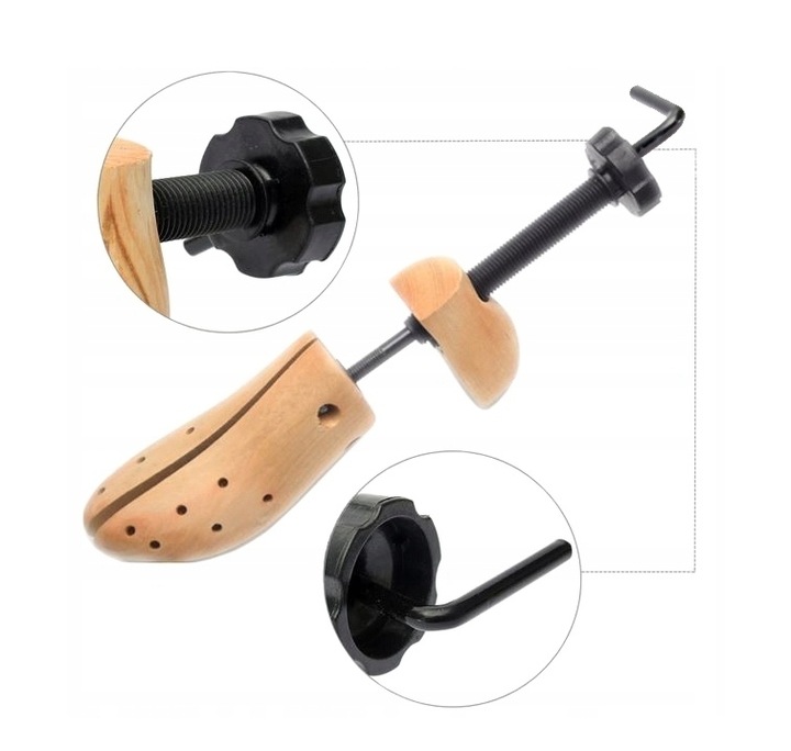 Prawidło prawidła SOSNOWE do butów klasyczne drewno rozmiar