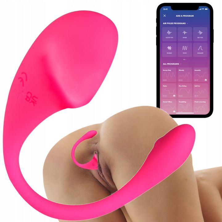 Wibrujące Jajko do Waginy Sterowane Aplikacją APP