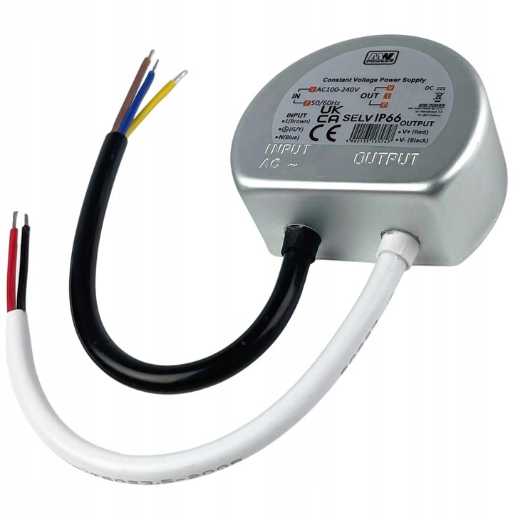 Zasilacz 12V LED Dopuszkowy Do Puszki Puszkowy 60W 5A Do Taśmy