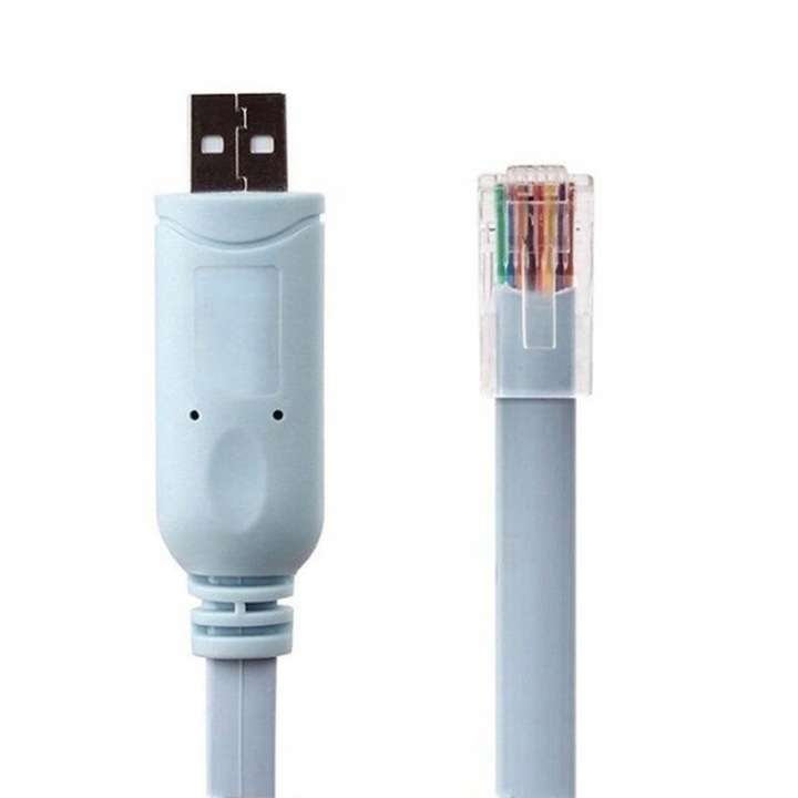 KABEL KONSOLOWY USB 2.0 RS232 WIN10 KONFIGURACJI URZĄDZEŃ CISCO RJ45 1,8m