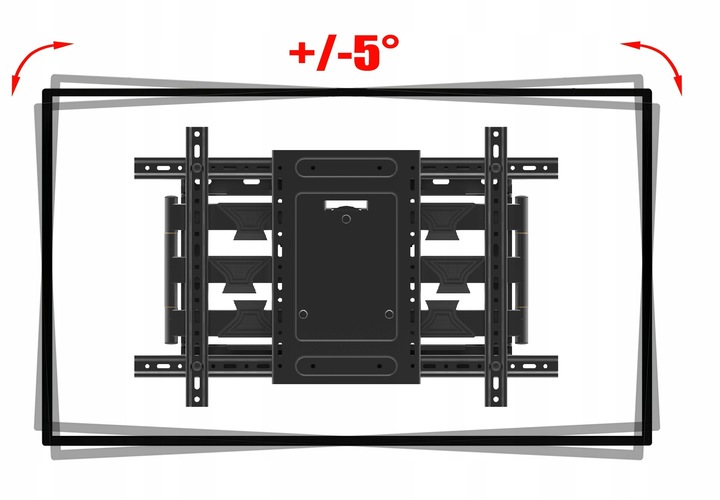 EXTRA MOCNY UCHWYT do TELEWIZORA WIESZAK TV 32-100 cale TEST 80 kg