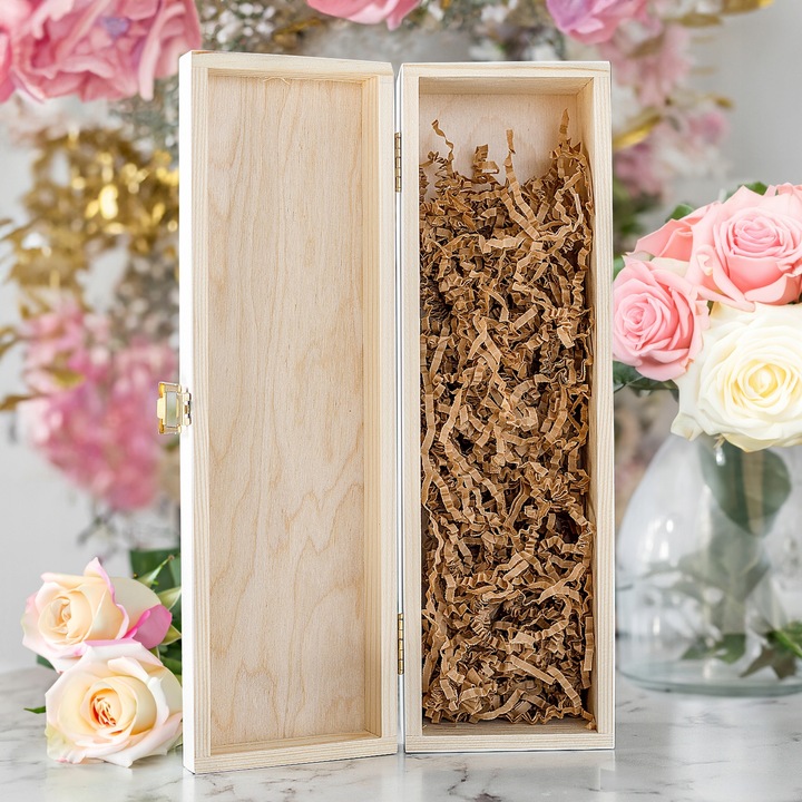 PODZIĘKOWANIE DLA ŚWIADKOWEJ SKRZYNKA NA WINO PREZENT DLA ŚWIADKOWEJ