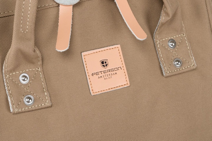 Plecak miejski PETERSON pojemny na laptopa damski port USB podróżny