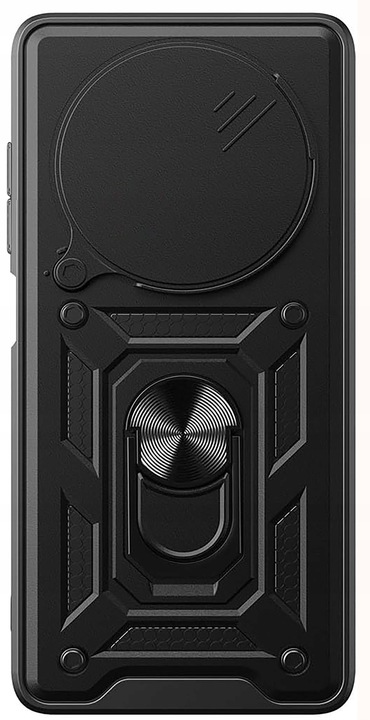 PANCERNE ETUI SLIDE RING CASE DO XIAOMI REDMI 14C | POCO C75 +SZKŁO 9H