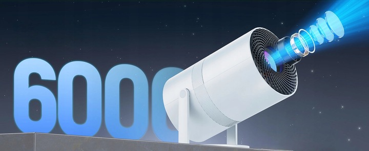 PROJEKTOR RZUTNIK Przenośny Android Smart Mini TV 4K LED Głośnik WIFI