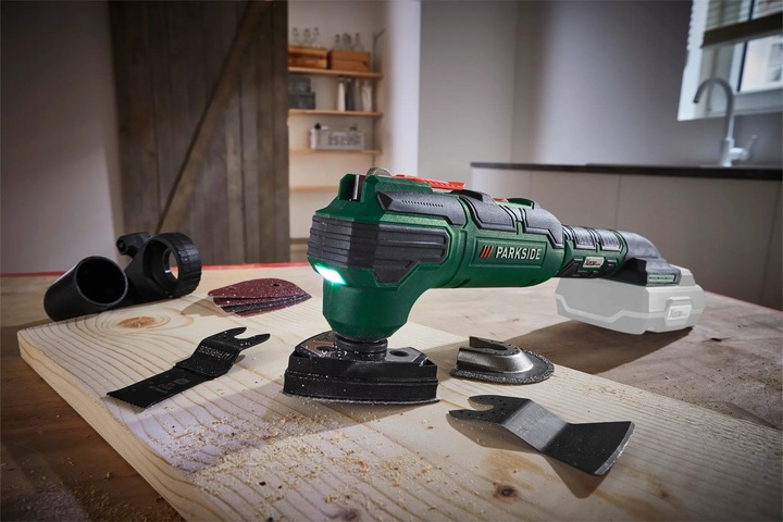 Narzędzie wielofunkcyjne akumulatorowe PARKSIDE PAMFW 20-Li 20V