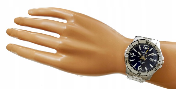 ZEGAREK MĘSKI CASIO MTP-VD01D MODNY + PUSZKA