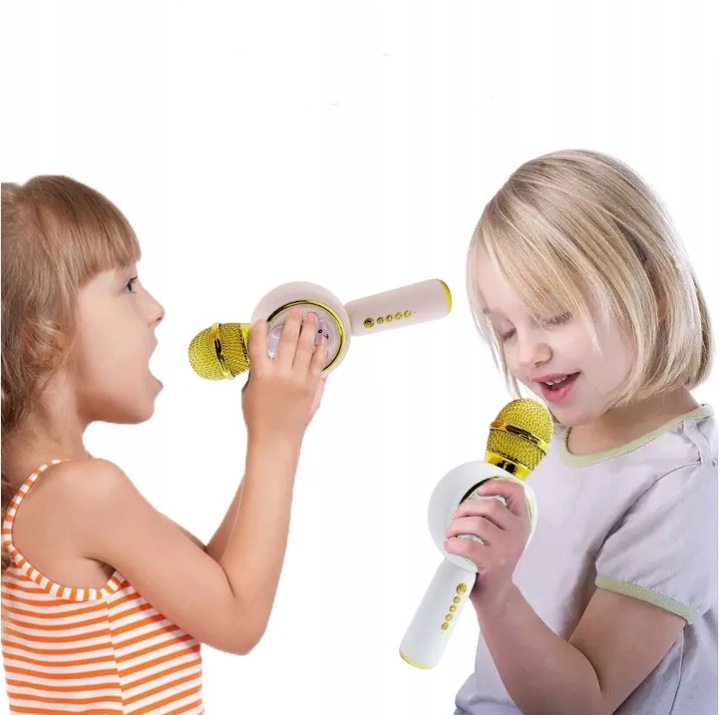 Mikrofon Karaoke Bezprzewodowe Bluetooth z Głośnikiem Królik Dla