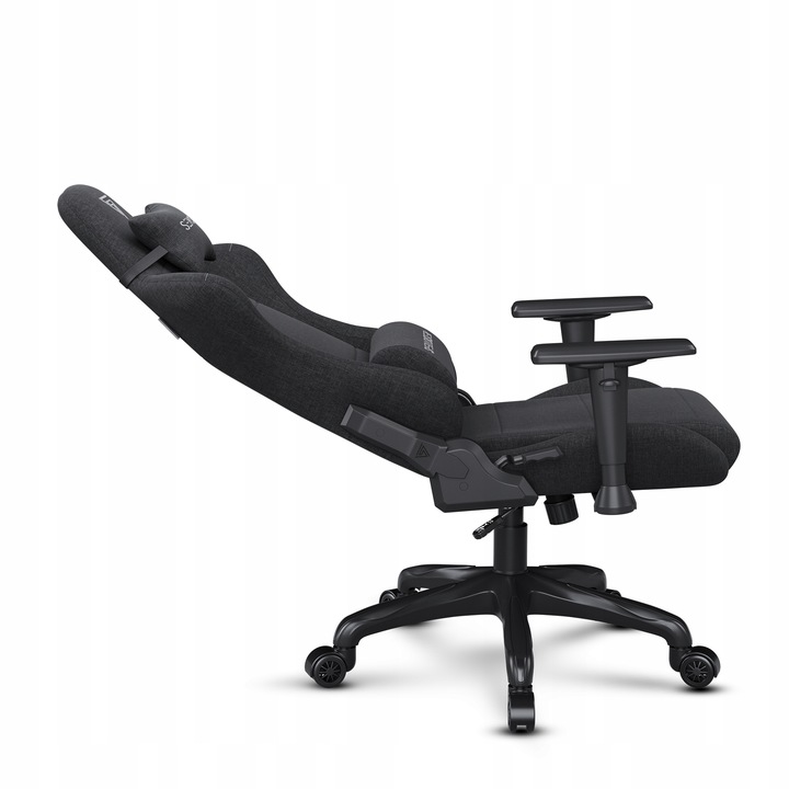 Fotel Gamingowy Materiałowy Obrotowy Biurowy Krzesło Gracza Kubełek Sense7