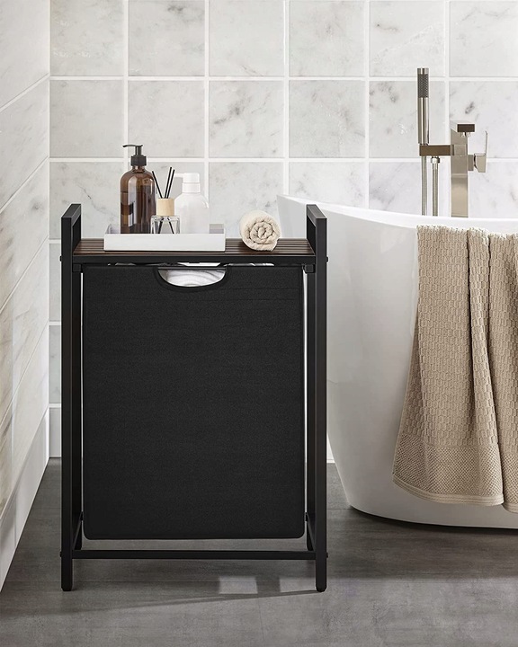 Szafka Łazienkowa KOSZ NA PRANIE z półką LOFT