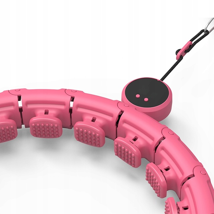 ODCHUDZAJĄCY HULA HOP Z OBCIĄŻENIEM SMART Z LICZNIKIEM I WYPUSTKAMI HULAHOP