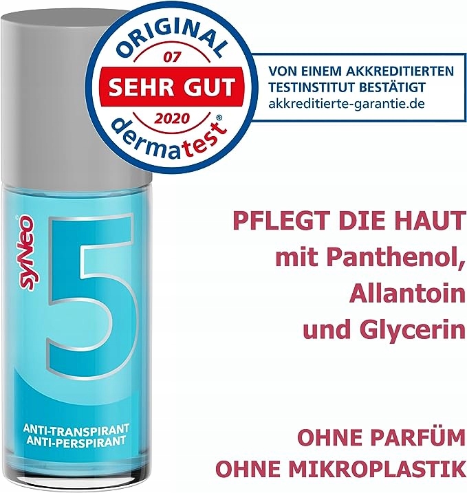 Antyperspirant roll-on (w kulce) SyNeo 5 - 50 ml, walka z