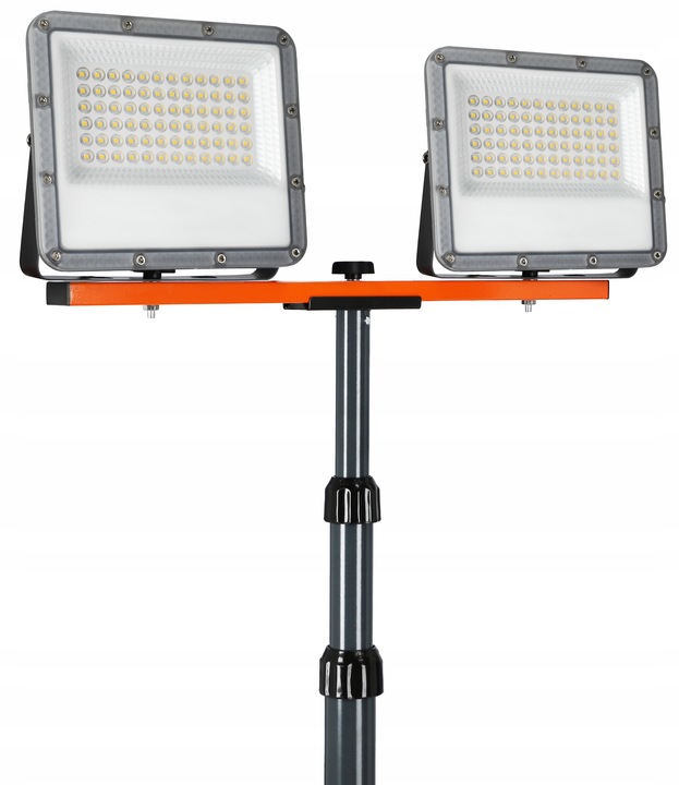 Halogen LED Budowlany Statyw Naświetlacz 100W Reflektor 11000lm