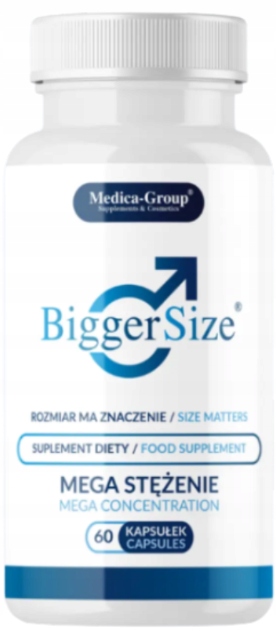 BIGGER SIZE kapsułki na powiększenie penisa 60 kapsułek