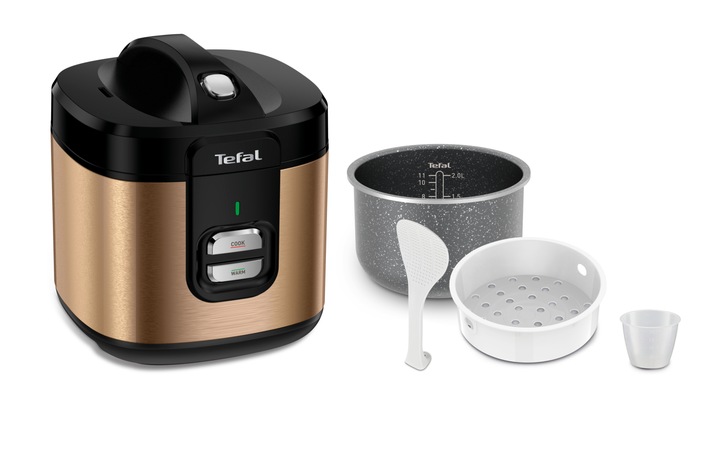 Multicooker ryżowar TEFAL Coppertinto garnek elektryczny 700W 2l