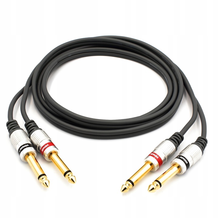KABEL 2x JACK - 2x JACK 6,3 MONO 1,5m VITALCO MK48