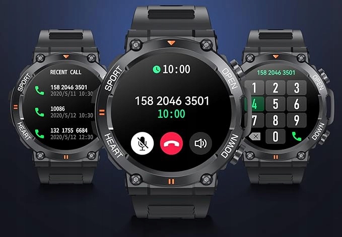 Zegarek męski SMARTWATCH Rubicon ROZMOWY KROKI SMS 360x360 MENU PL