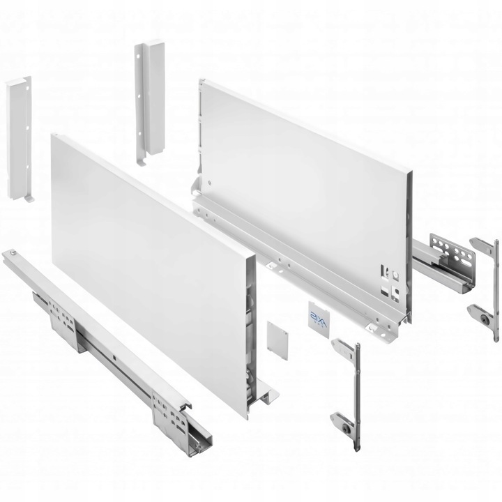 SZUFLADA GTV AXIS PRO 400D1 B. WYSOKA L400 H199 BIAŁA CICHY DOMYK