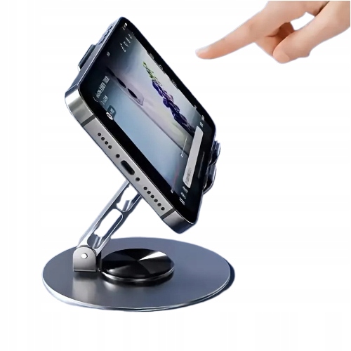 Stojak statyw na telefon uchwyt tablet podstawka MOCNY stalowy GRATIS etui