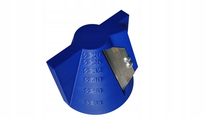 Gradownik Kalibrator do Rur PE śr 20-63 mm z Precyzyjnym Ostrzem