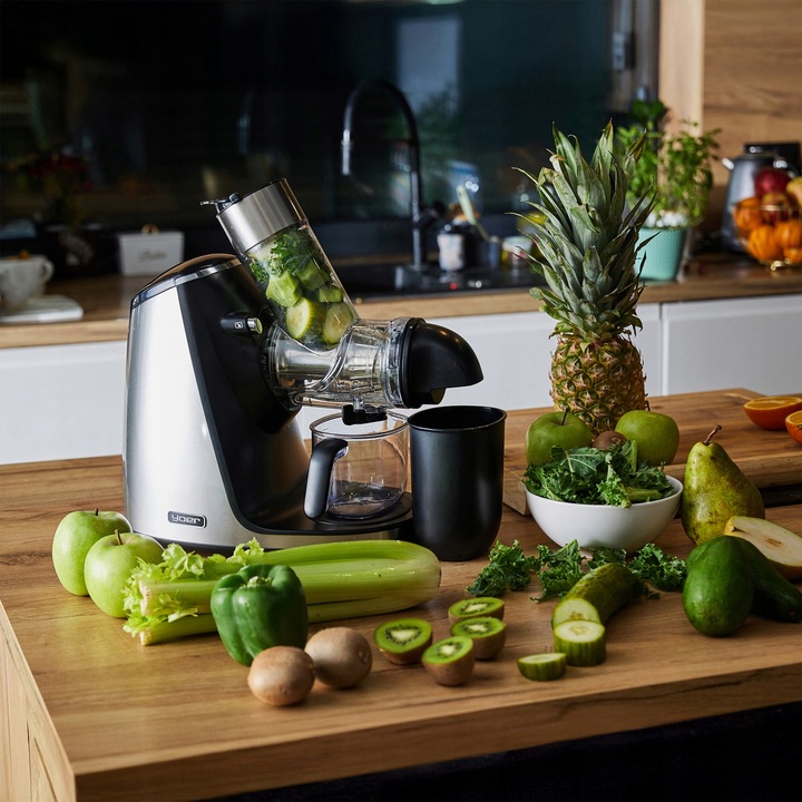 Wyciskarka wolnoobrotowa Sokowirówka Yoer 200W Duży otwór 3w1 Sorbet+