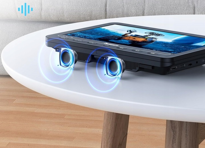 PRZENOŚNE DVD SAMOCHODOWE 2 ODTWARZACZE BN1205B USB SD 10,5" AKU