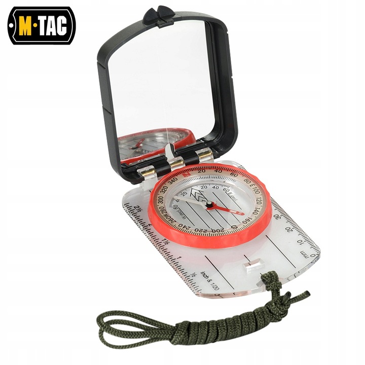 Kompas mapowy kartograficzny z lusterkiem M-Tac Small