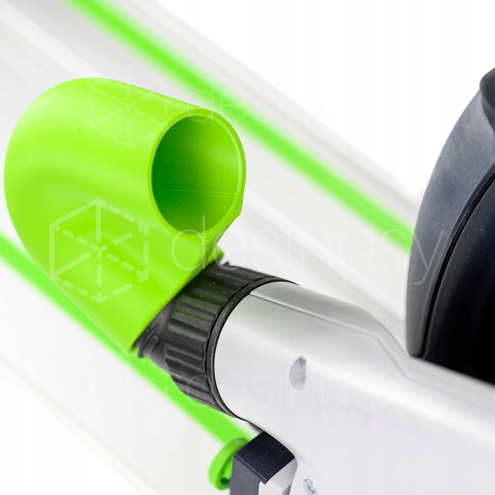 Kolanko kątowe zagłębiarki Festool TS 55 koniec haczenia węża WPUST