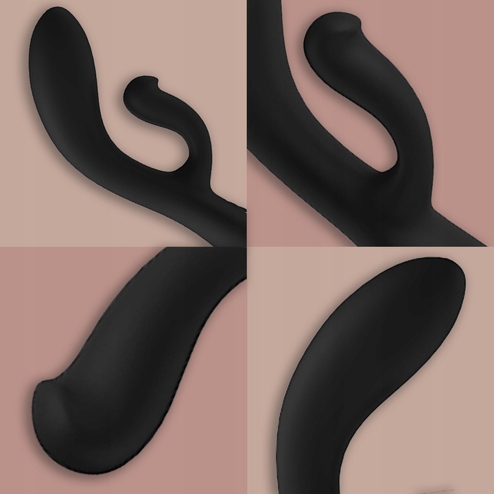 Wibrator damski GISTY masażer łechtaczki punktu G z króliczkiem NA PREZENT