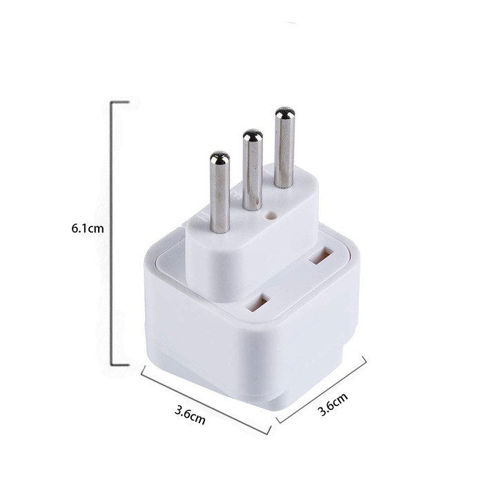 ADAPTER EU do TYP L WŁOCHY WTYCZKA WŁOSKA ITALIA