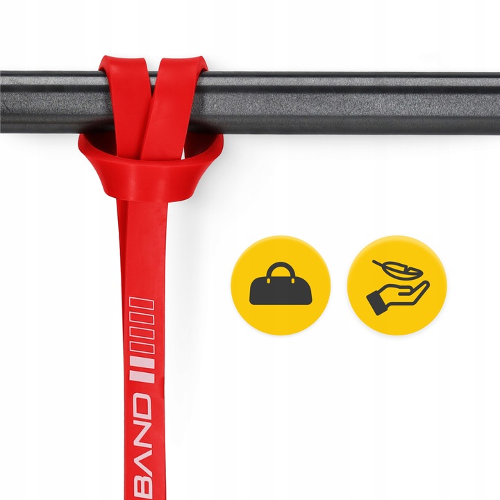 GUMY TAŚMY OPOROWE POWER BAND DO ĆWICZEŃ TRENING FITNESS ZESTAW 5 szt.