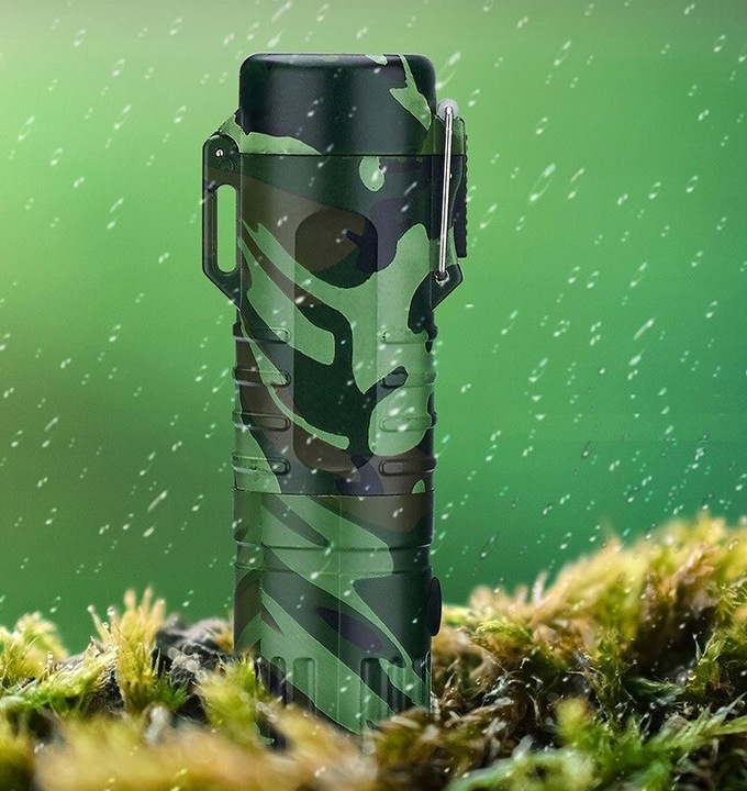 Taktyczna ZAPALNICZKA żarowa USB LATARKA (I160)