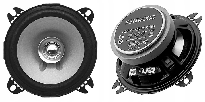 Głośniki 10cm KENWOOD KFC-S1056 do VW T3 T4 T5 LT Przód | Zestaw