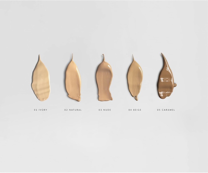 PODKŁAD do TWARZY mocno KRYJĄCY NUTRIDOME Wygładzający Trwały 04 BEIGE