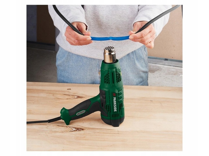 OPALARKA ELEKTRYCZNA PARKSIDE PHLGD 2000 C4 2000W ZESTAW DMUCHAWA + 4