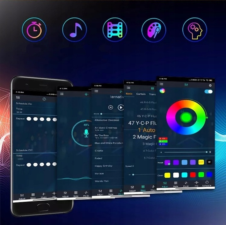 LAMPA STOJĄCA PODŁOGOWA NAROŻNIKOWA LED NAROŻNA 3D LAMPKA NOCNA DO SYPIALNI