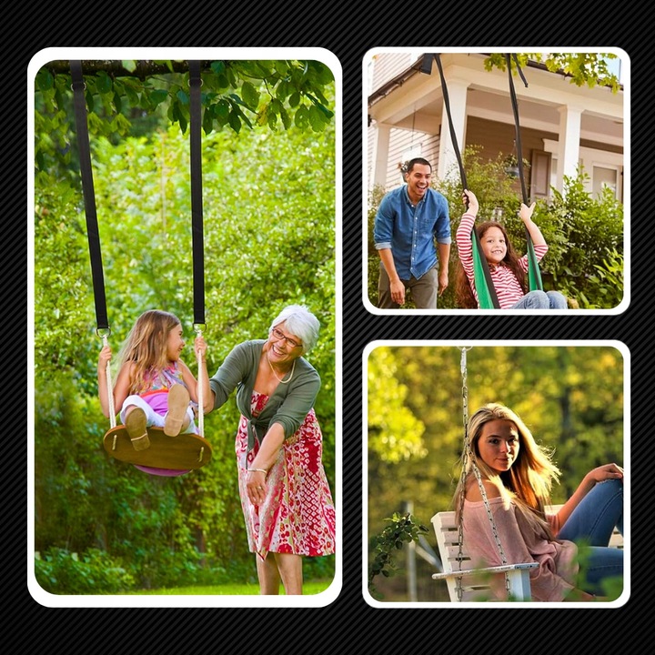 PASY DO HAMAKA MOCOWANIE DO HUŚTAWKI ZESTAW LINKI TAŚMY OSŁONY