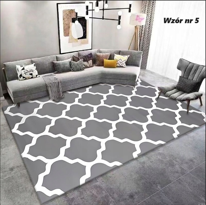 DYWAN DO SALONU 100x150 CM NOWOCZESNE WZORY ANTYPOŚLIZGOWY LOFT XL!!