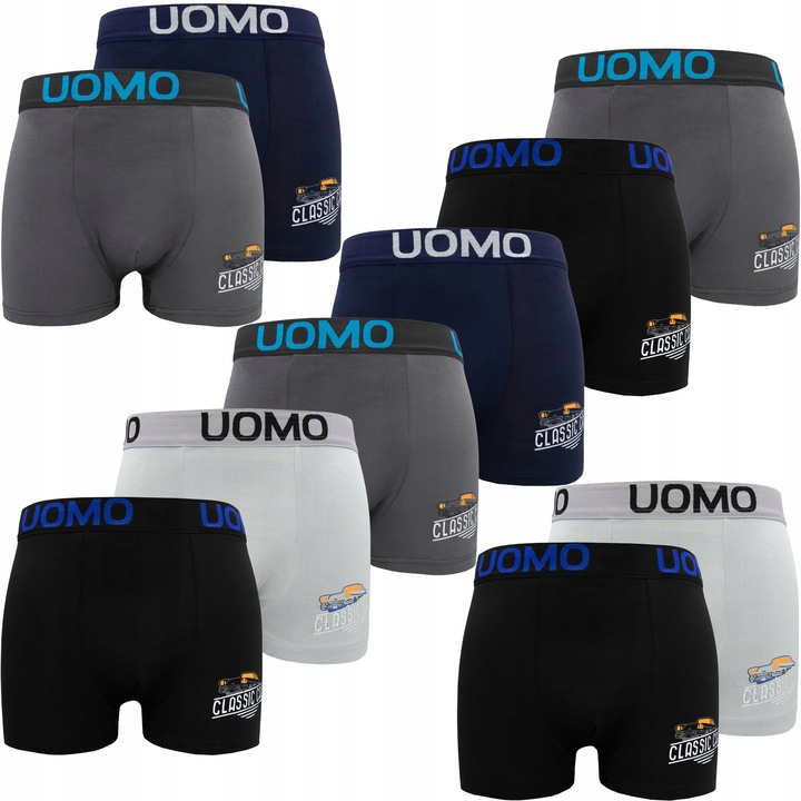 10x BOKSERKI MĘSKIE UOMO MAJTKI ROZMIAR XXL