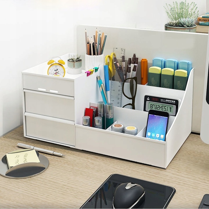 Organizer na biurko duży przybornik szufladka biurkowy dla dzieci biura