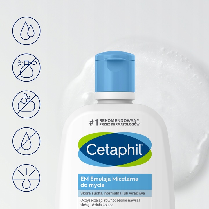 Cetaphil EM do mycia Emulsja micelarna 1250 ml