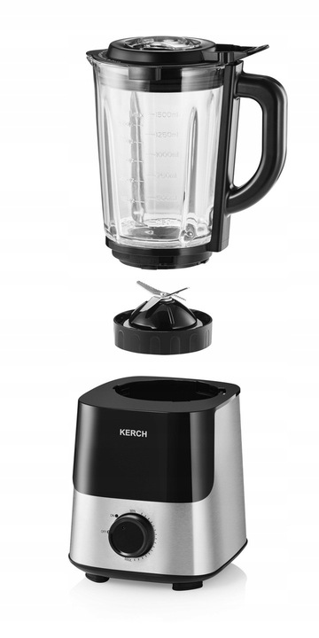 BLENDER KIELICHOWY SZKLANY DO KOKTAJLI SMOOTHIE KERCH AXEL 2,2L 2700W