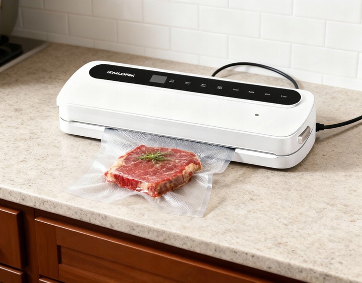 ZGRZEWARKA PRÓŻNIOWA DO ŻYWNOŚCI PAKOWARKA 110W ZESTAW WORKÓW XXL